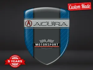 Honda Acura Etiqueta Impermeable Resistente Deporte Personalizable